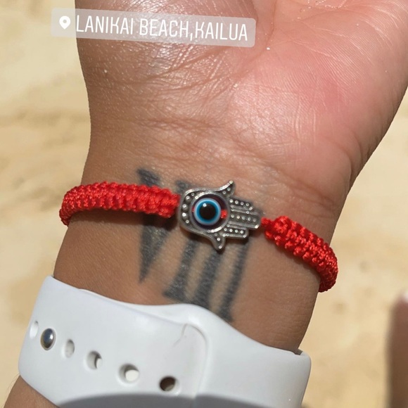 Jenna Jameson Jewelry - Hamsa Red String Blessed For Health and Success